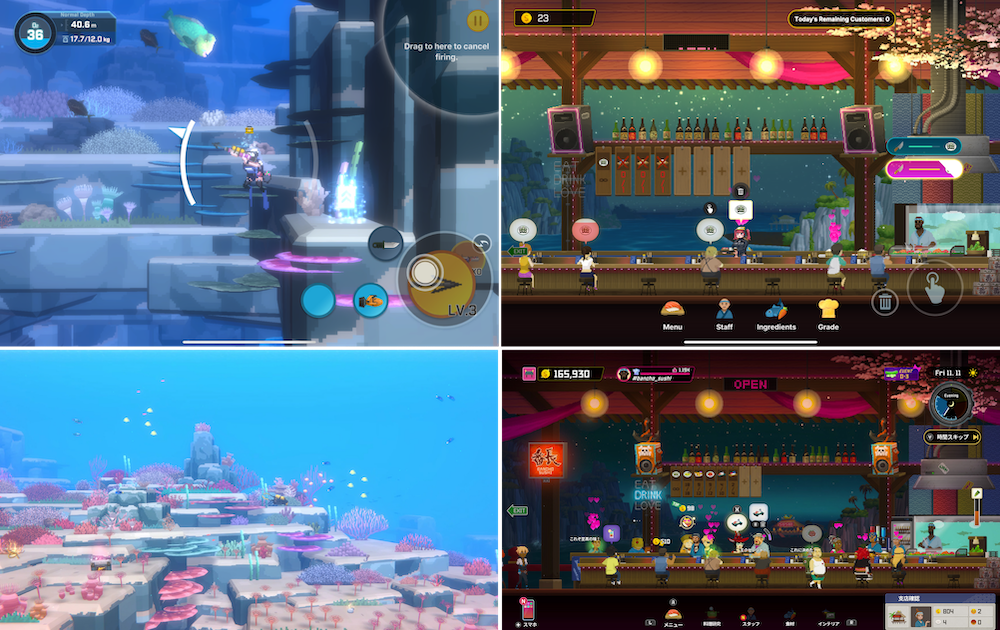 Goddess of Victory: NIKKE’s Aegis the Diver (above) and Dave the Diver (below) look and play almost exactly the same