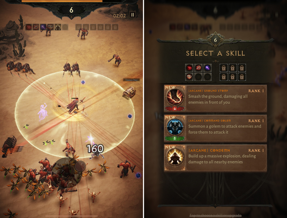 Diablo Immortal’s Vampire Survivors mode, Survivor’s Bane